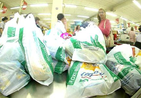 Sacolas e bandejas de supermercado não geram crédito de ICMS