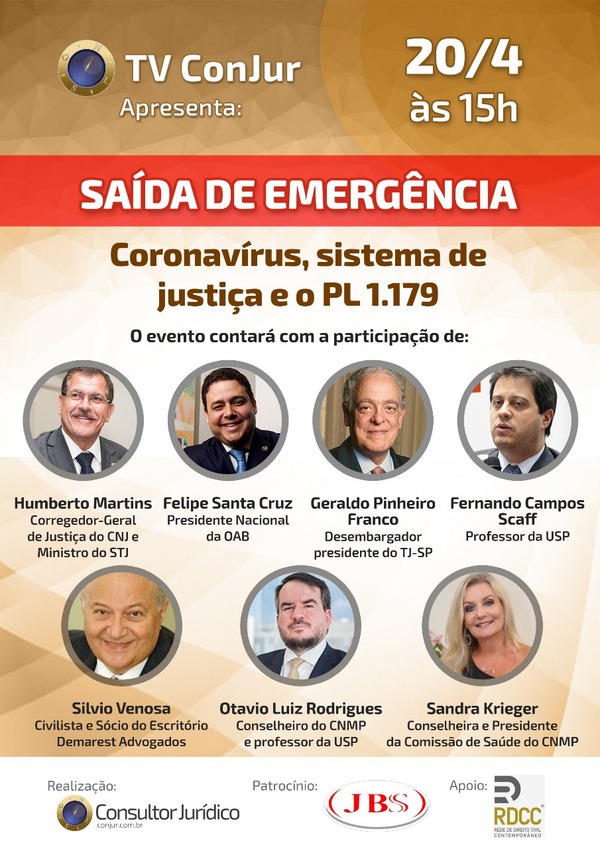 CNJ, CNMP, TJ-SP, OAB e especialistas discutem regras da crise