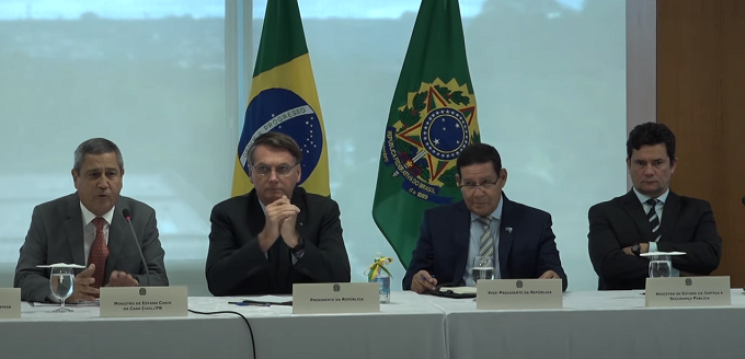 Assista à reunião de Bolsonaro com ministros que gerou saída de Moro