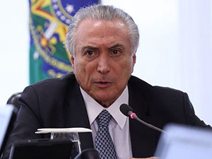 Temer defende empenho do governo na preservação da vida